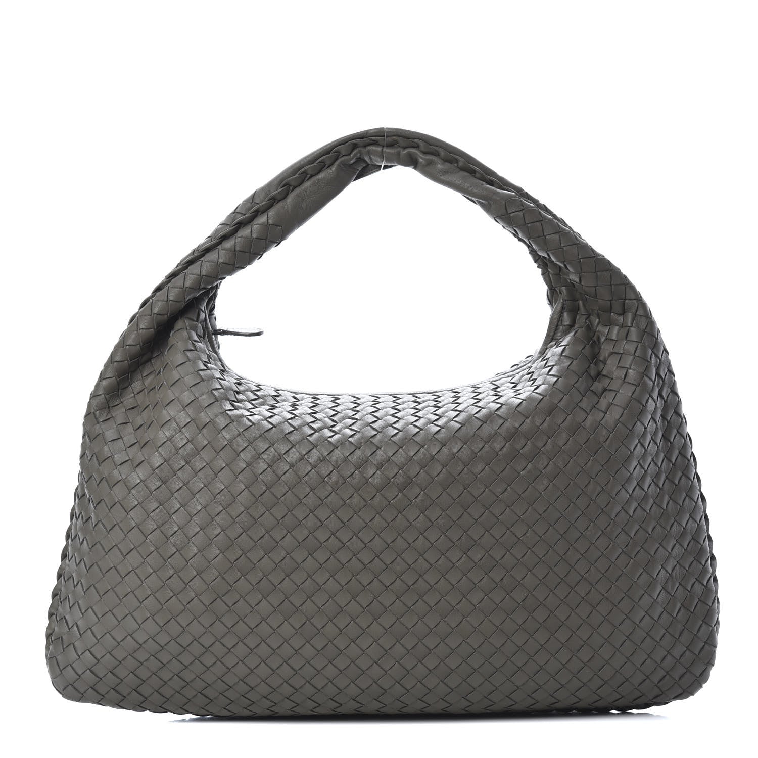 Bottega Veneta Nappa Intrecciato Large Veneta Hobo Steel 1 of 10