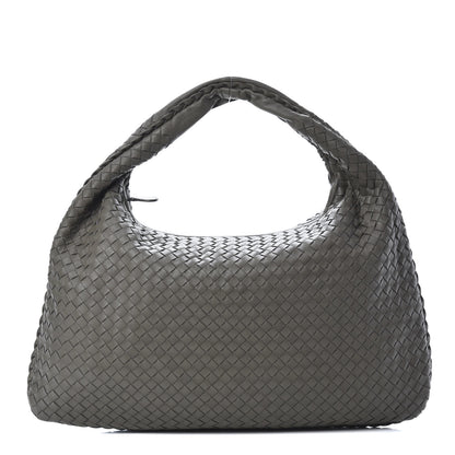 Bottega Veneta Nappa Intrecciato Large Veneta Hobo Steel 1 of 10