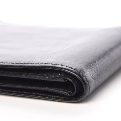 Burberry Calfskin Bi-Fold Wallet Black 9 of 9