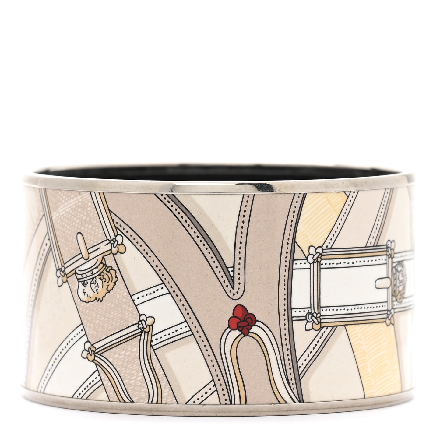 Enamel Printed Extra Wide Cavalcadour Bracelet 62