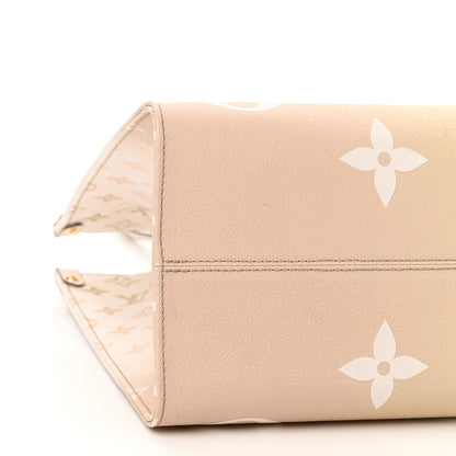 Louis Vuitton Monogram Giant Spring In The City OnTheGo MM Sunset Kaki 8 of 13