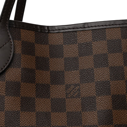 Louis Vuitton Damier Ebene Neo Neverfull MM Rose Ballerine 10 of 15