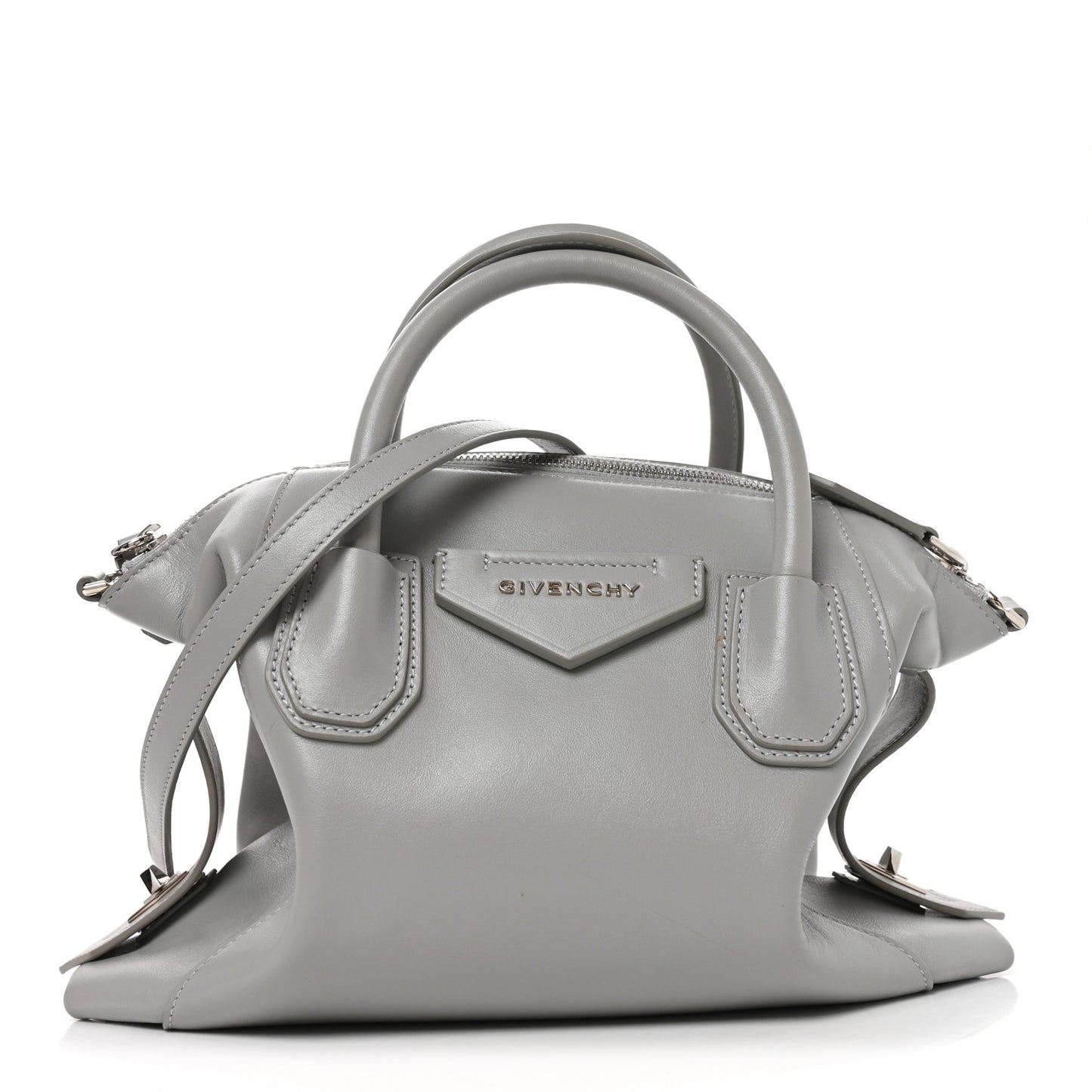 Soft Calfskin Small Soft Antigona Pearl Grey