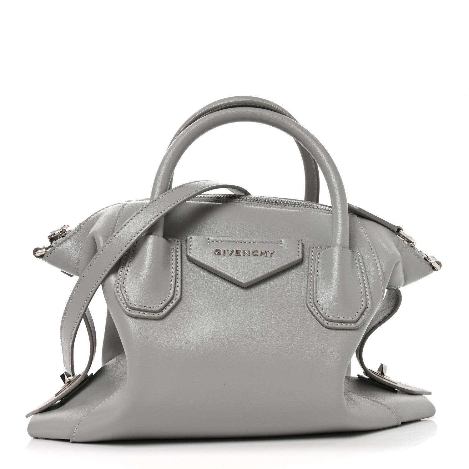 Givenchy Soft Calfskin Small Soft Antigona Pearl Grey 1 of 9