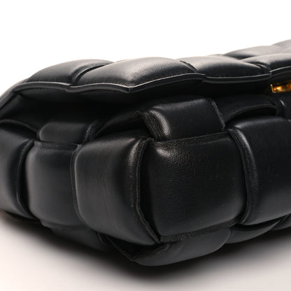Bottega Veneta Lambskin Maxi Intreccio Padded Chain Cassette Crossbody Bag Black 8 of 13