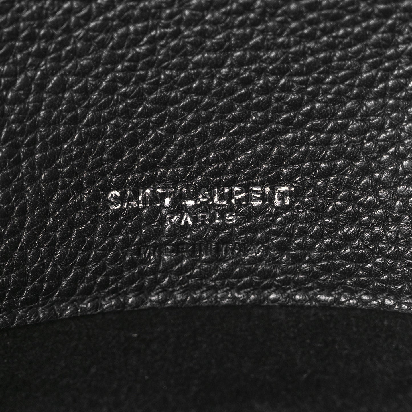 Grained Calfskin Baby Sac De Jour Souple Black