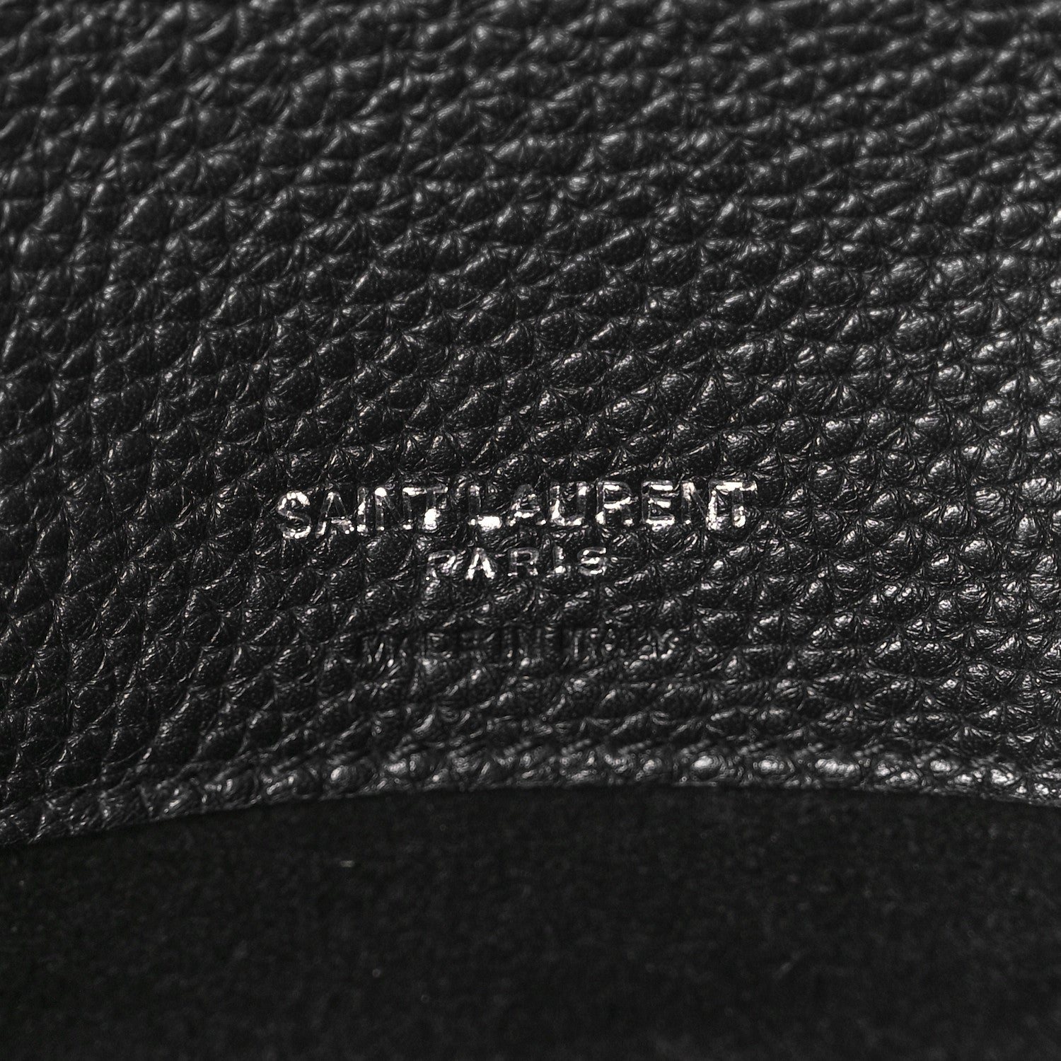 Saint Laurent Grained Calfskin Baby Sac De Jour Souple Black 8 of 10