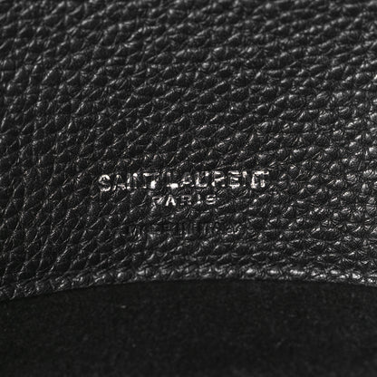 Saint Laurent Grained Calfskin Baby Sac De Jour Souple Black 8 of 10