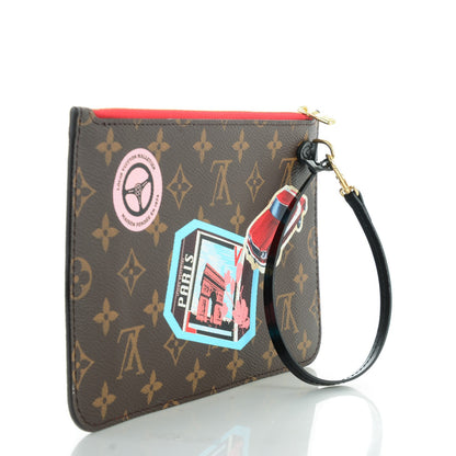 Louis Vuitton Monogram World Tour Neverfull MM GM Pochette 3 of 7