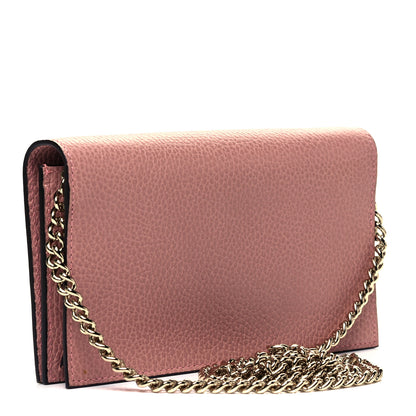 Gucci Dollar Calfskin Medium Betty Chain Wallet Soft Pink 3 of 8