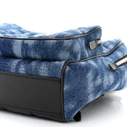 Burberry Denim Quilted Deer Print Backpack Blue 10 of 10