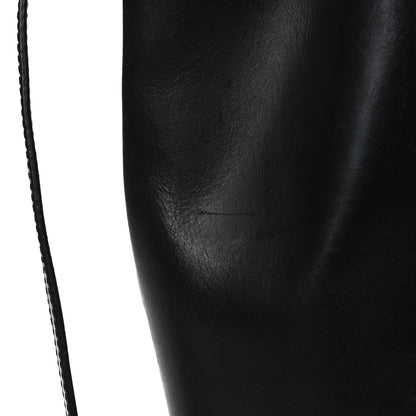 Mansur Gavriel Vegetable Tanned Calfskin Bucket Bag Black Ballerina 11 of 11