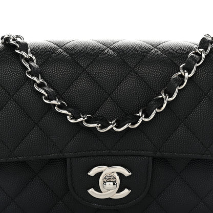 Chanel Caviar Quilted Mini Rectangular Flap Black 8 of 11