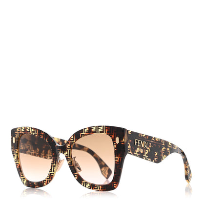 Fendi Acetate FF 53mm Sunglasses 0435/S Tortoise 1 of 9