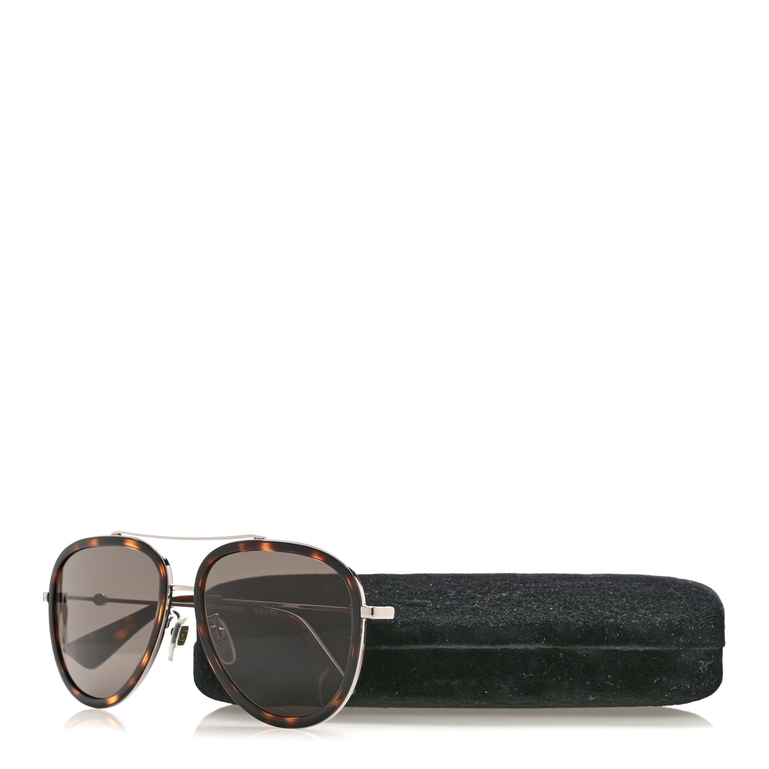 Gucci Aviator Sunglasses GG0062S Tortoise 8 of 8