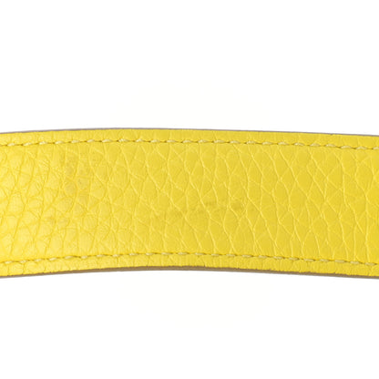 Hermes Taurillon Clemence Mini Lindy 20 Lime 13 of 15