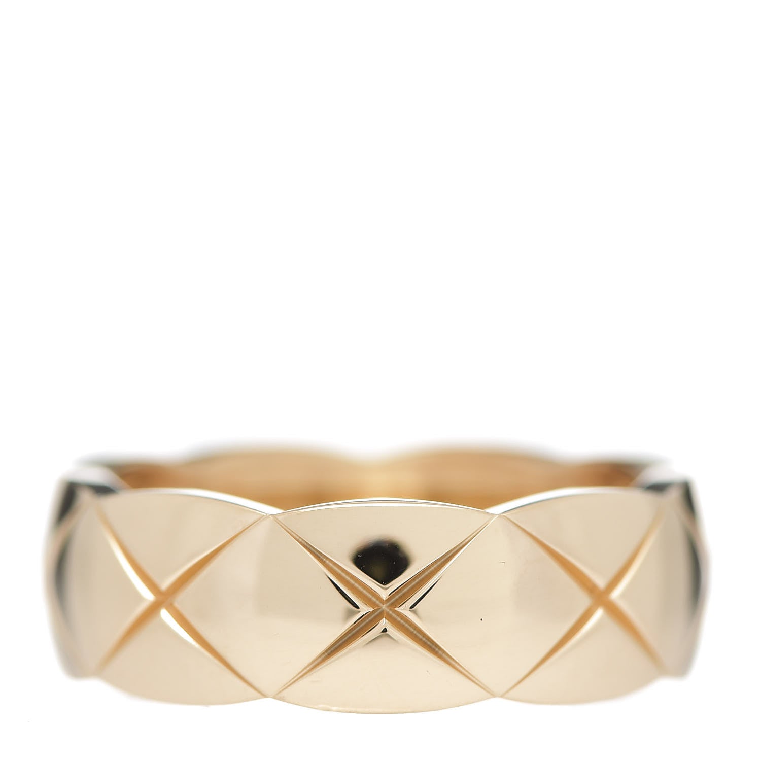 Chanel 18K Yellow Gold Small Coco Crush Ring 54 7 1 of 7