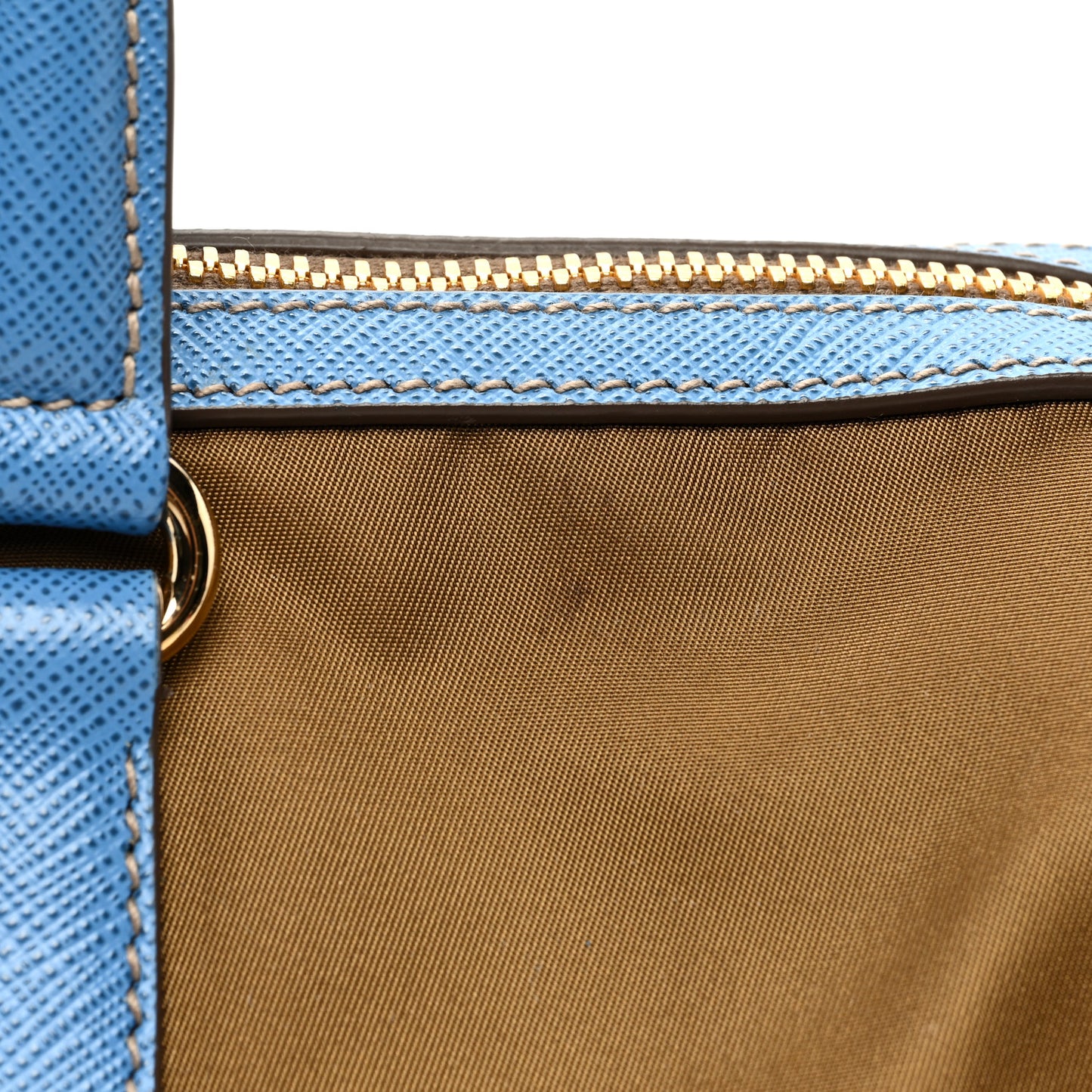 Re-Nylon Saffiano Medium Re-Edition 1978 Top Handle Bag Sughero Wave