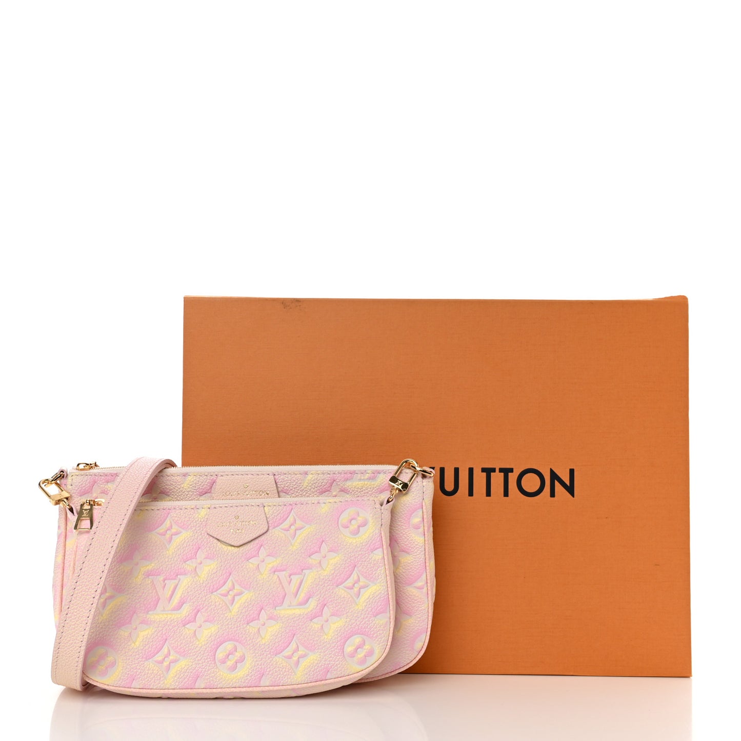Empreinte Monogram Summer Stardust Multi Pochette Accessories Pink