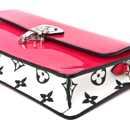 Louis Vuitton Patent Calfskin Monogram Cherrywood Chain Wallet Berlingot Pink 10 of 10