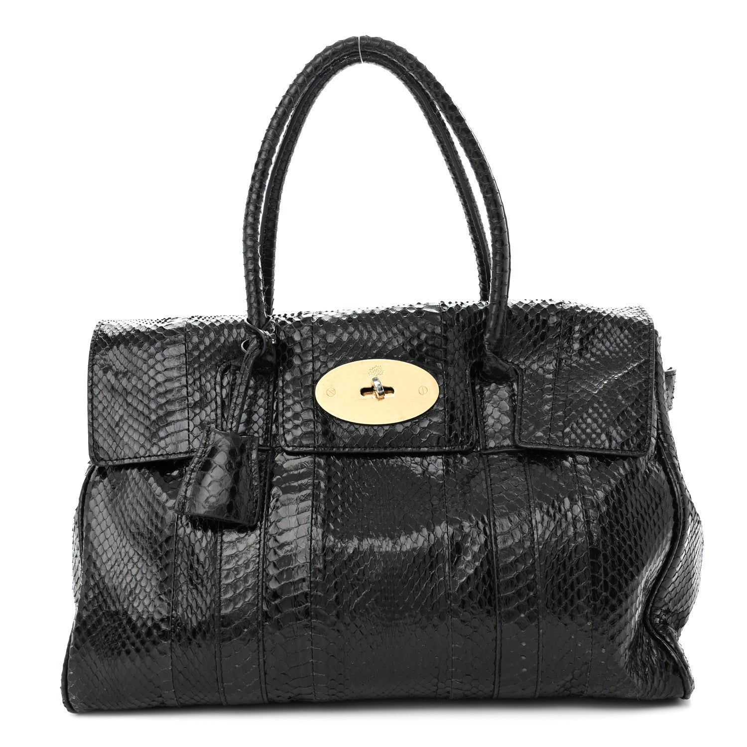 Mulberry Silky Snake Print Bayswater Black 1 of 21