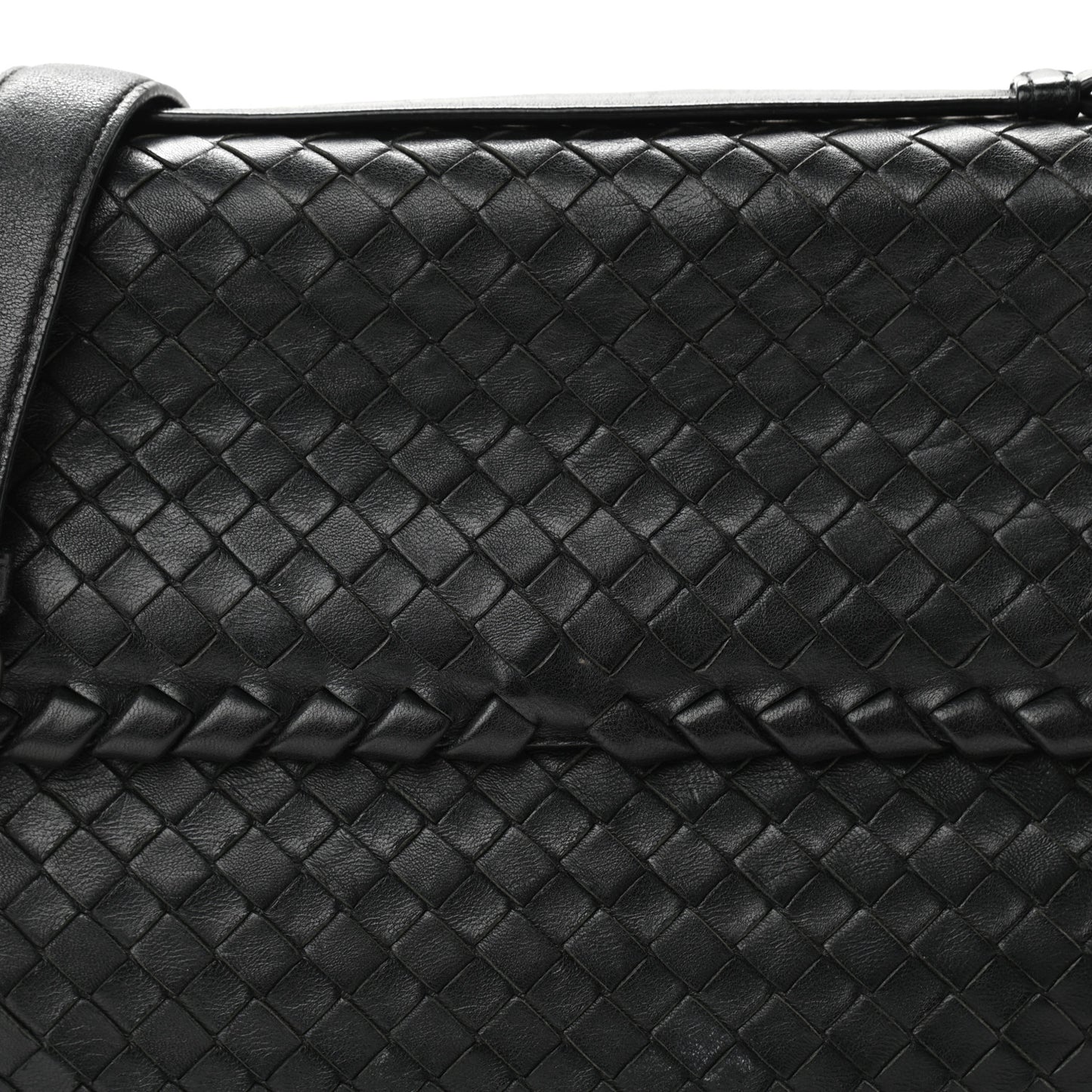 Nappa Intrecciato Large Olimpia Bag Black