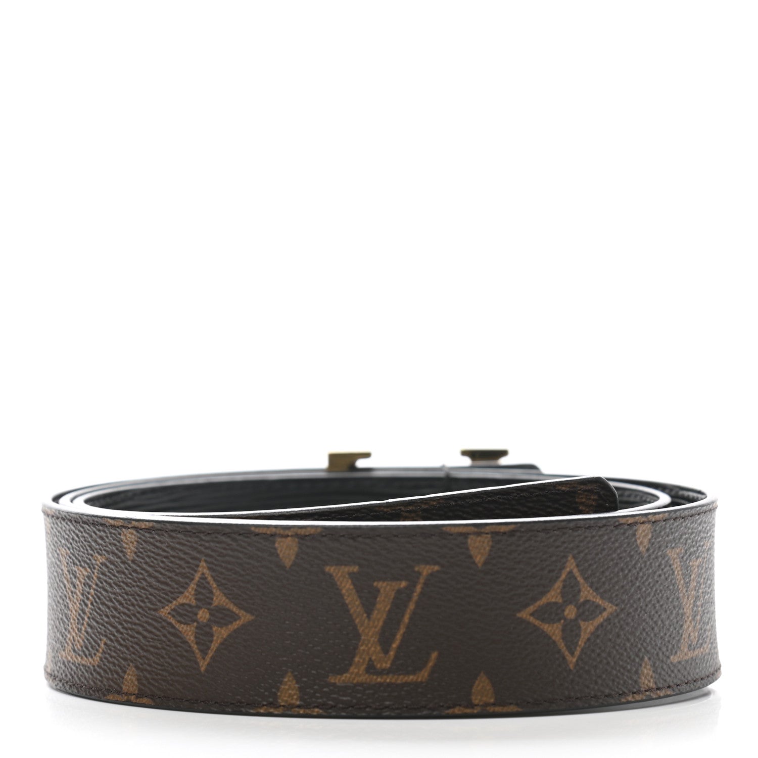 Louis Vuitton Monogram Epi LV Initiales Reversible Belt 100 40 Black 4 of 10
