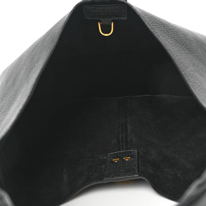Salvatore Ferragamo Calfskin Margot Hobo Black 6 of 9