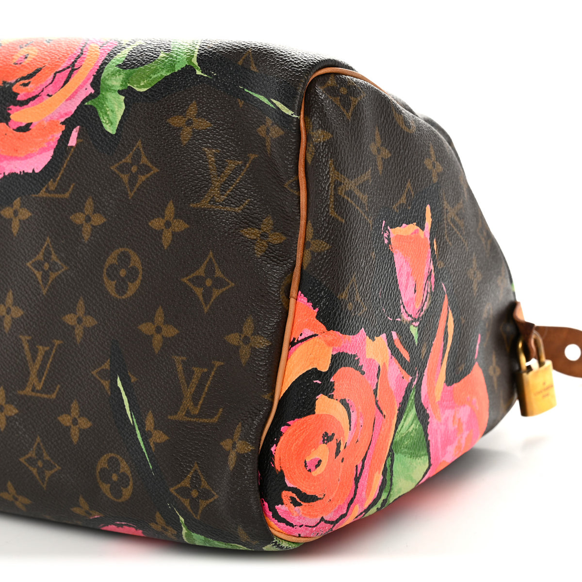 Louis Vuitton Monogram Roses Speedy 30 11 of 14