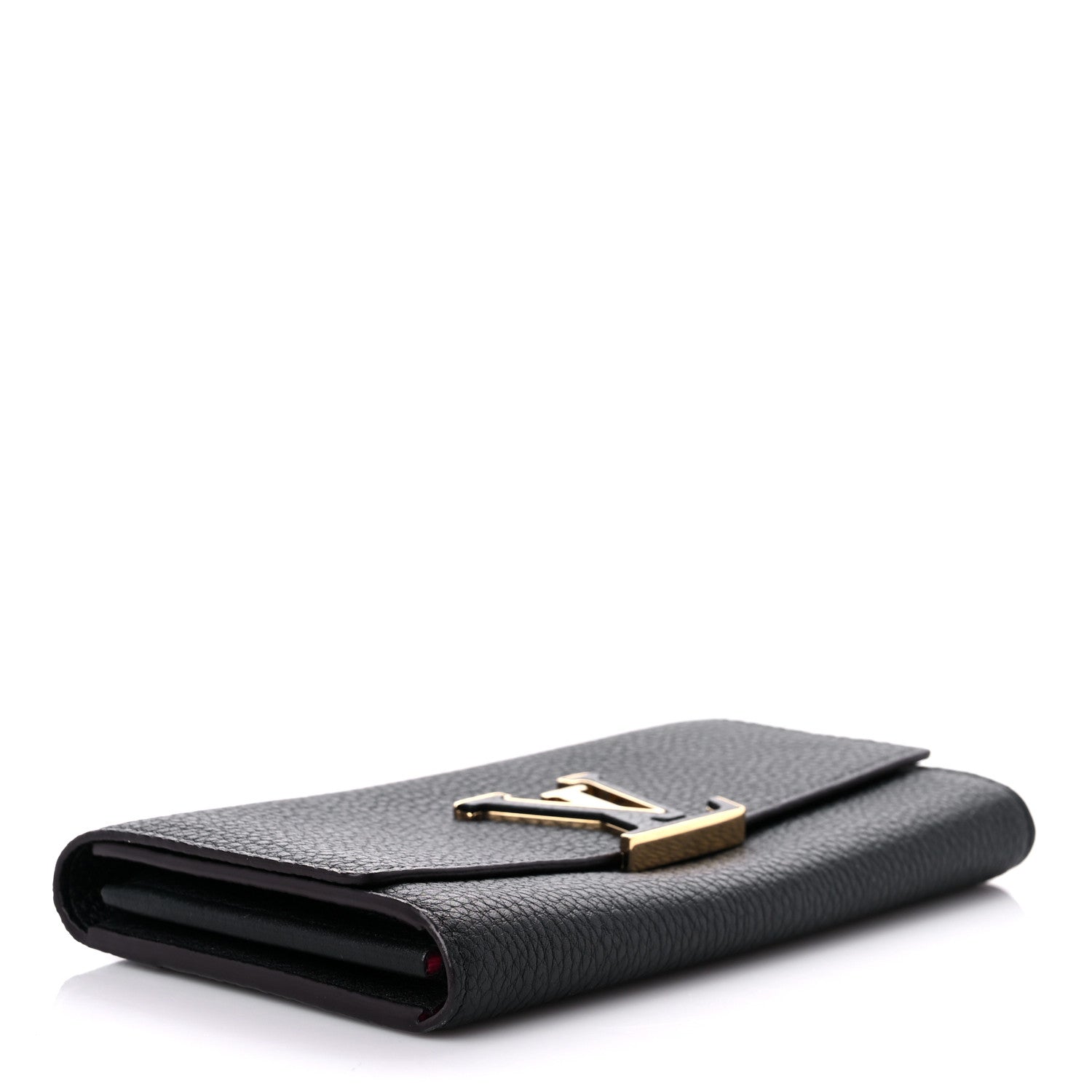 Louis Vuitton Taurillon Capucines Wallet Black 4 of 9