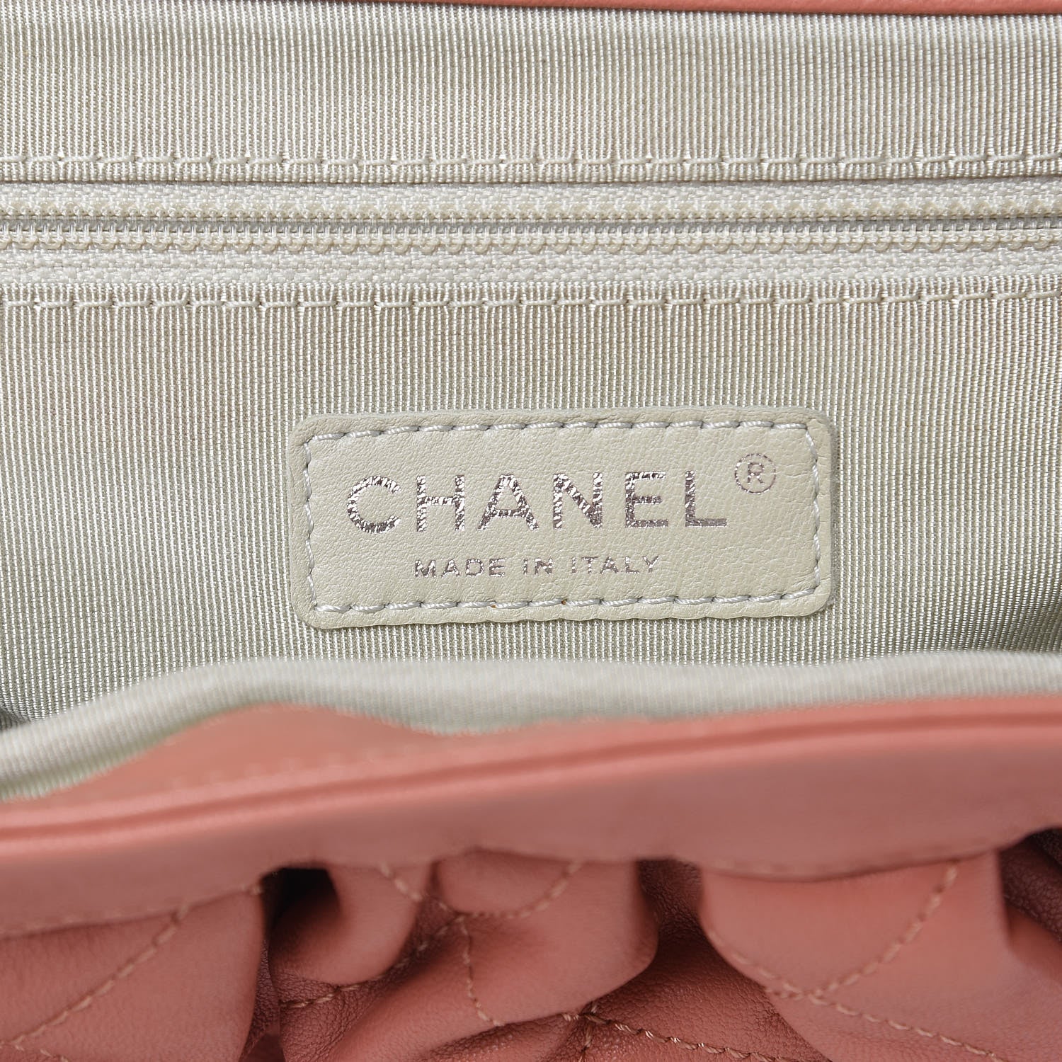 Chanel Washed Lambskin Quilted Medium Chain Around Messenger Pink 6 of 10