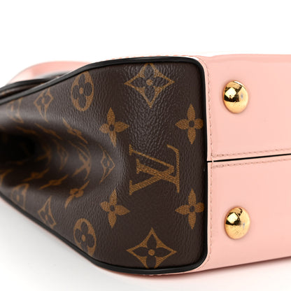 Louis Vuitton Patent Calfskin Monogram Cherrywood PM Rose Ballerine 7 of 8