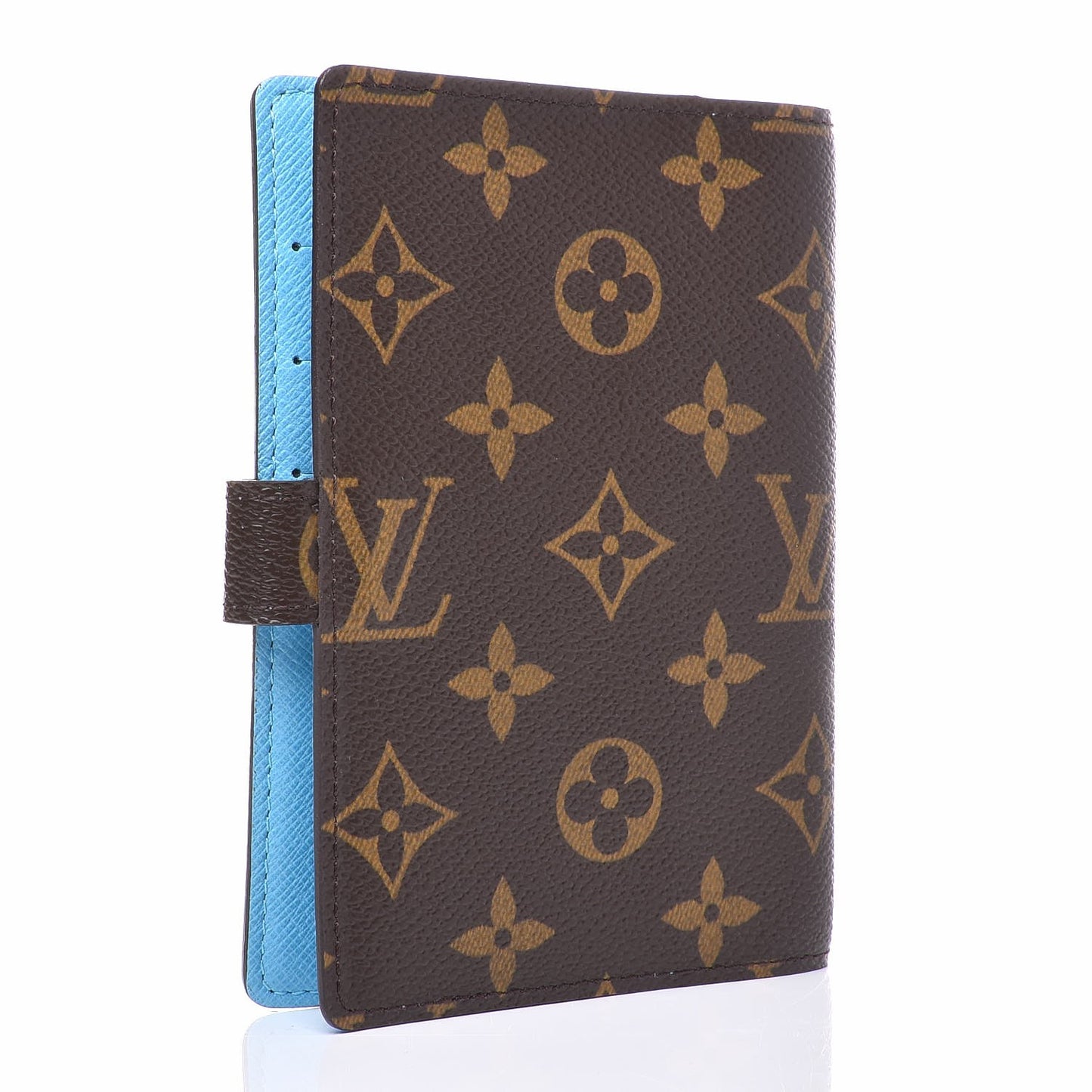 Monogram Groom Small Ring Agenda Cover Blue