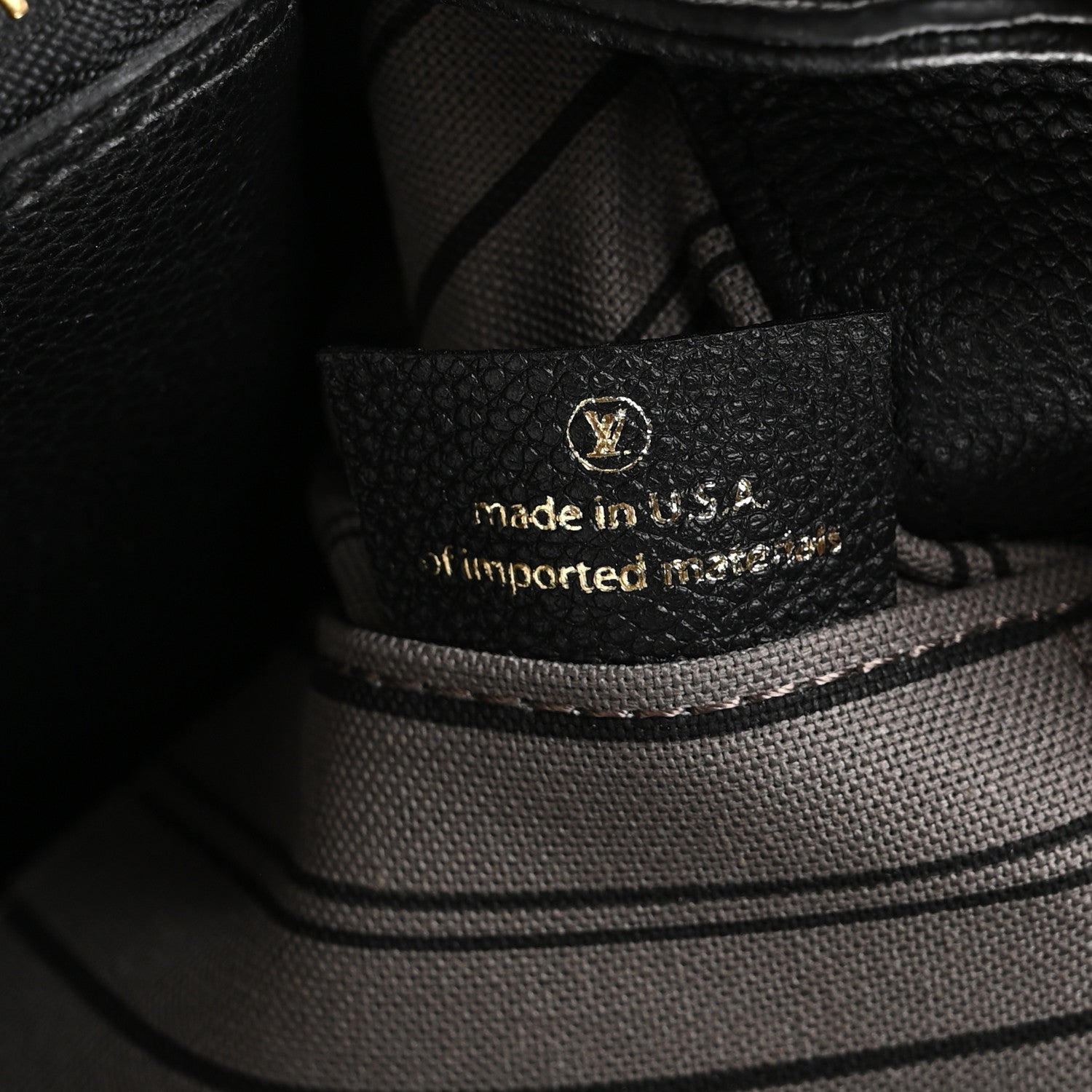 Louis Vuitton Empreinte Montaigne GM Black 7 of 12