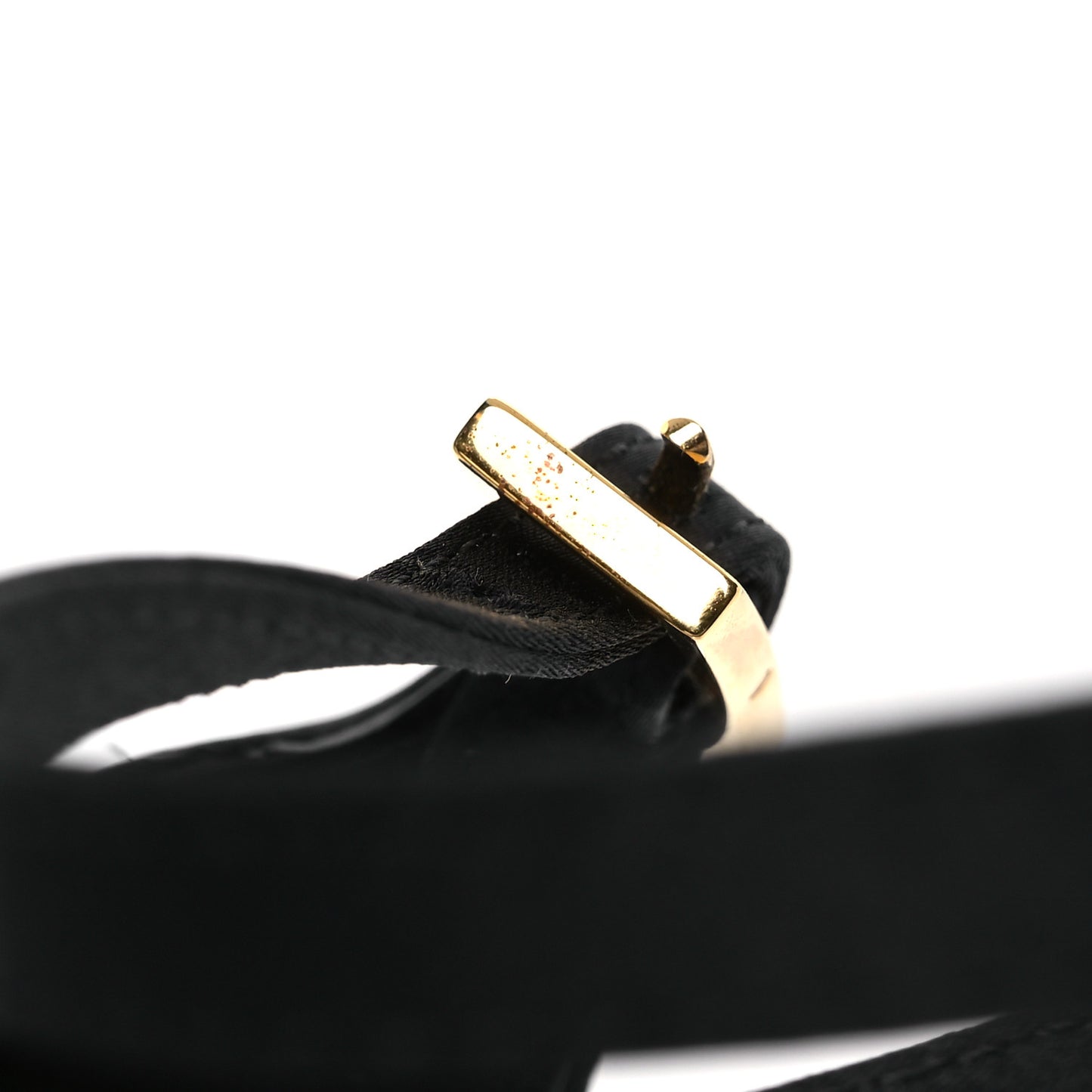 Satin Sequin Small Swan Bucket Bag  Black