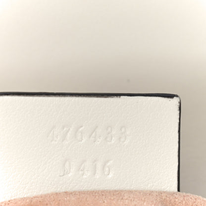 Gucci Calfskin Matelasse Super Mini GG Marmont Shoulder Bag White 7 of 11