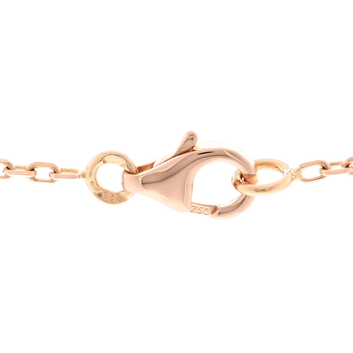 Cartier 18K Pink Gold Diamond Caresse D'Orchidees Par Cartier Pendant Necklace 4 of 6