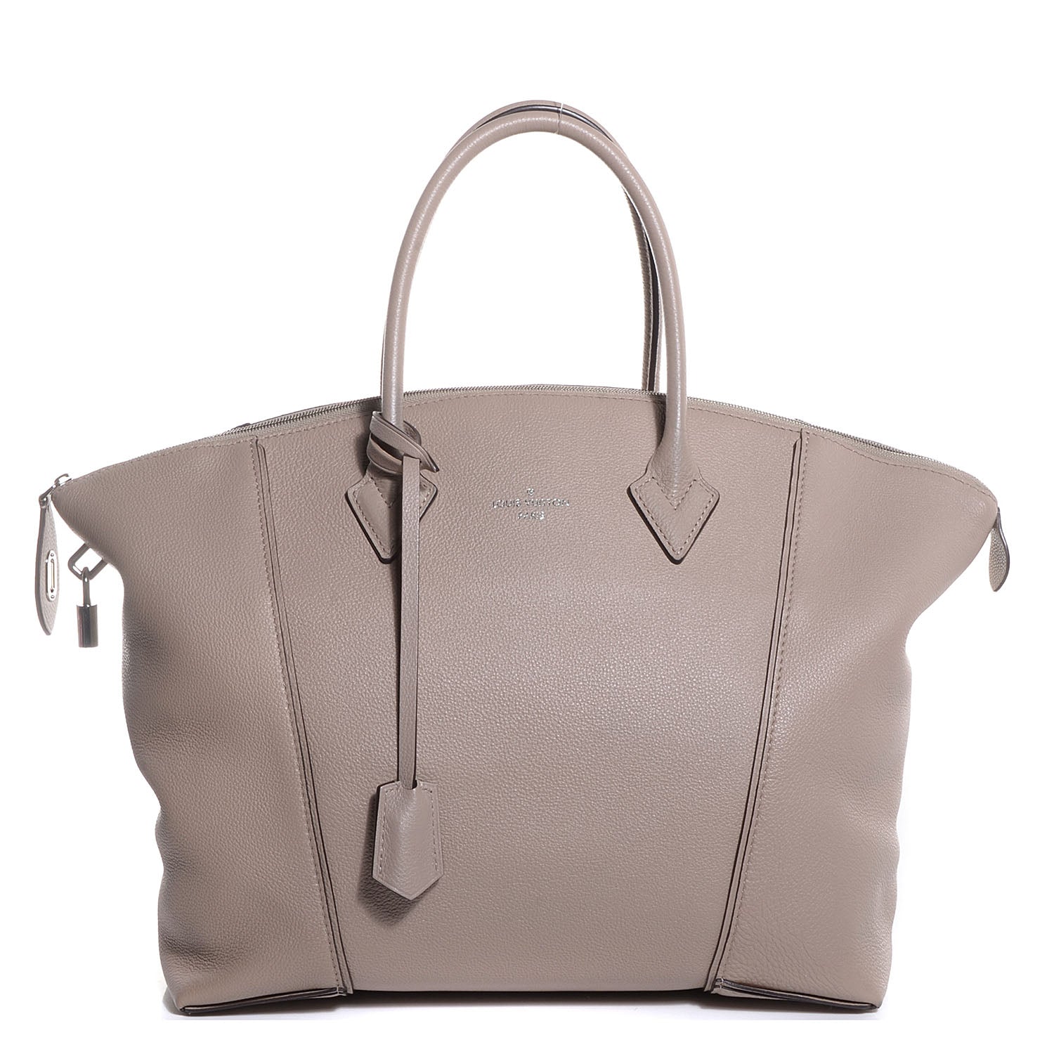 Louis Vuitton Veau Cachemire Soft Lockit MM Galet 1 of 7