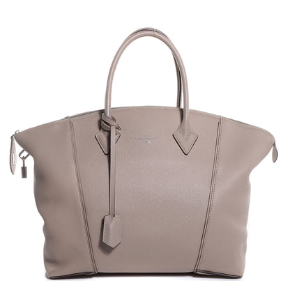 Louis Vuitton Veau Cachemire Soft Lockit MM Galet 1 of 7