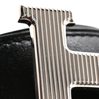 Hermes Box Togo Strie 32mm H Belt 80 32 Black Gold 9 of 10