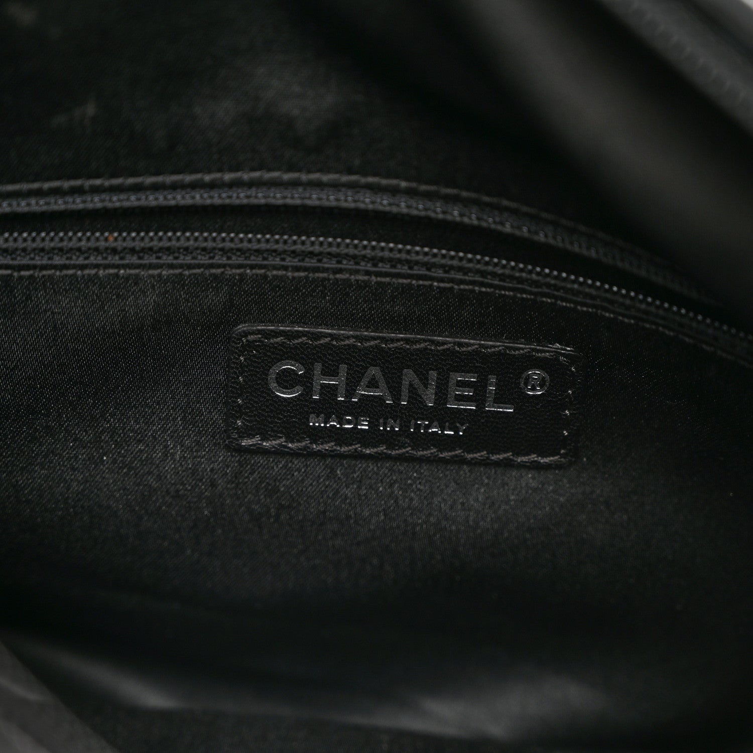 Chanel Lambskin Quilted Small Hidden Chain Shoulder Bag Black 6 of 11