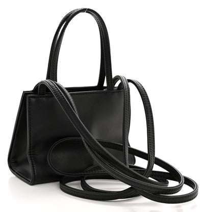 Telfar Vegan Leather Small Shopping Bag Black 3 of 11