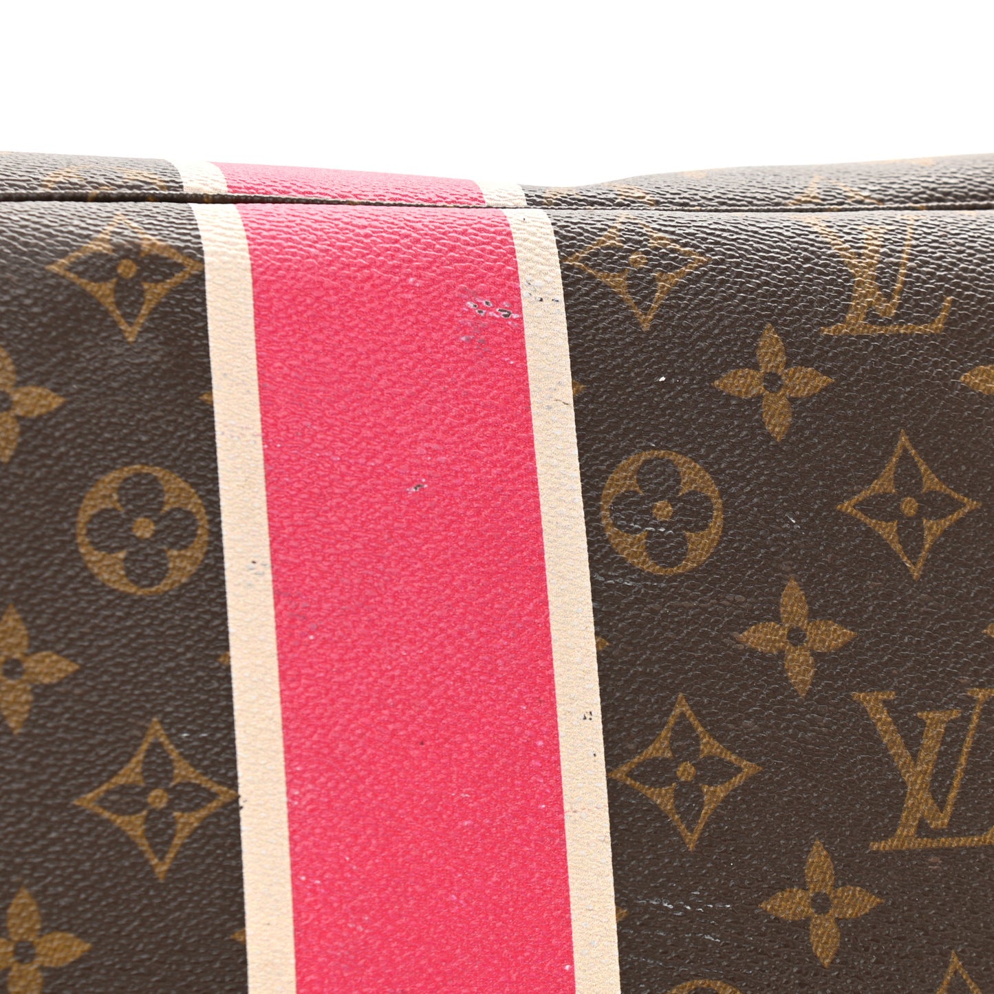 Monogram My LV Heritage Neverfull GM Fuchsia White