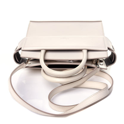 Givenchy Grained Calfskin Mini Horizon Satchel Off White 11 of 11