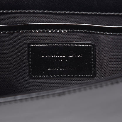 Christian Dior Patent Cannage Lady Dior Convertible Clutch Black 6 of 8