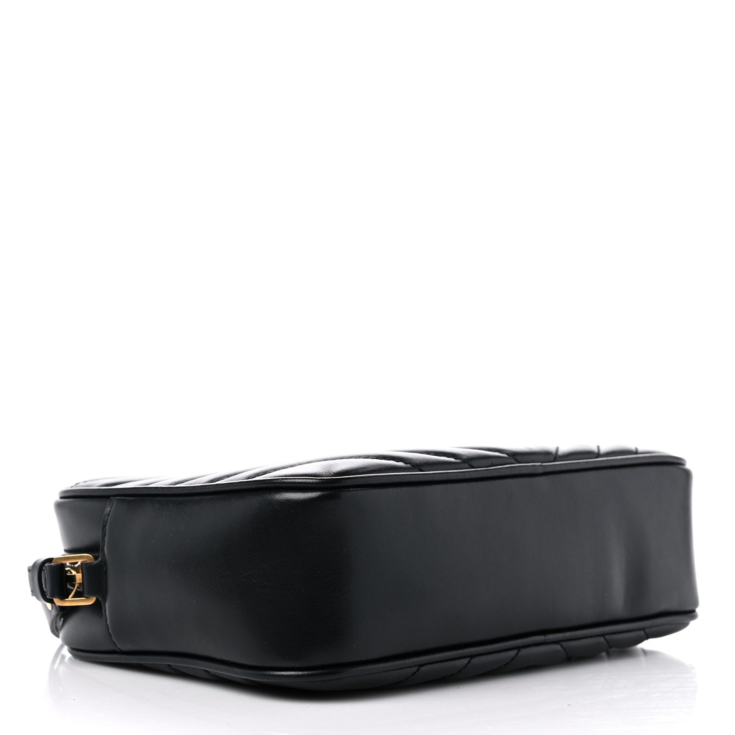 Calfskin Matelasse Monogram Lou Camera Bag Black