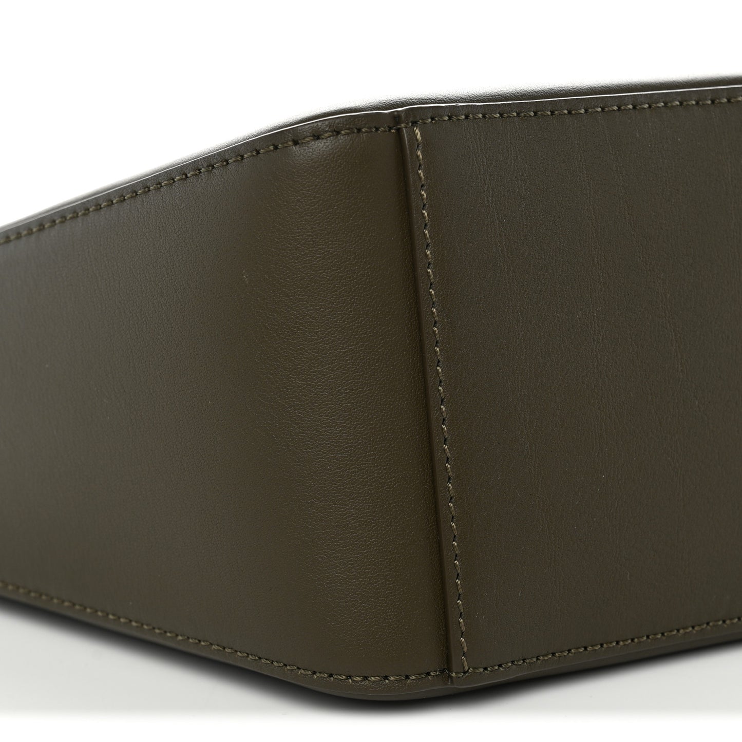 Calfskin Mini Hammock Hobo Dark Khaki Green