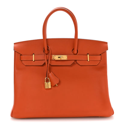 Hermes Epsom Birkin 35 Orange 1 of 9