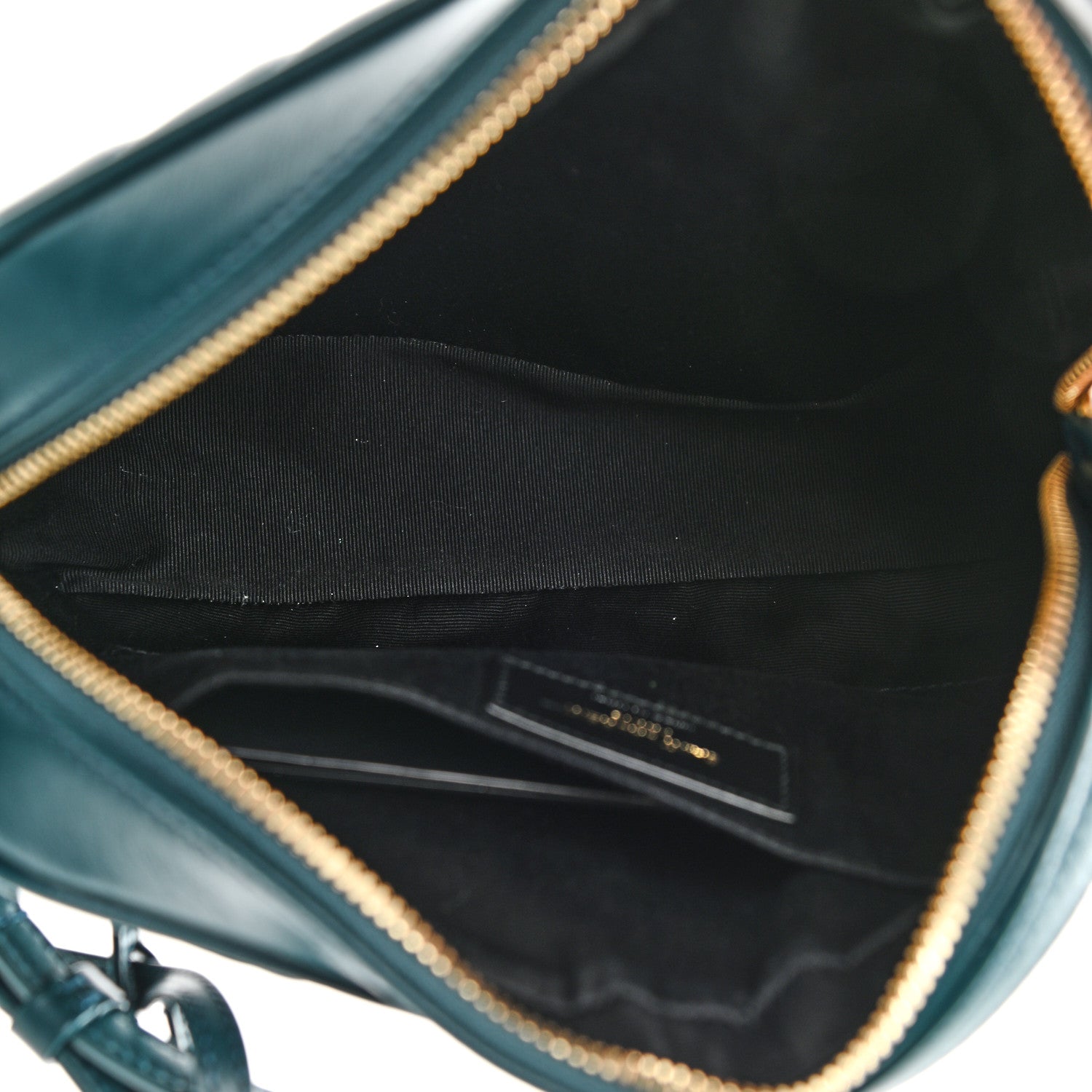 Saint Laurent Calfskin Matelasse Monogram Lou Camera Bag Sea Turquoise 5 of 10