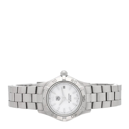 Tag Heuer Stainless Steel Mother of Pearl 27mm Aquaracer Quartz Watch WAF1414 2 of 5